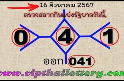 3D Thai Lottery Direct Winning Set Dolphin Tip 16-08-2024