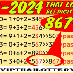 Thai Lottery Key Digit Formula 100% Magic Win 1-9-2024