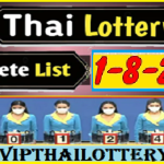 Thai Lottery Online Complete List Full Result Chart 01-08-2024