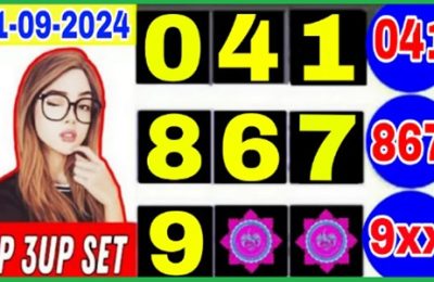 Thai Lottery Vip 3up Single Set Open Formula 01.9.2024