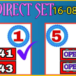 Thailand Lottery 3up Hit Single Digit Open Result 16-08-2024