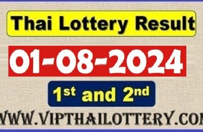 Thailand Lottery Results Today Live 01 August 2024