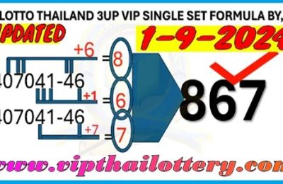 Thailand Lottery Sure Ticket Game Non Miss Tass Hit 01/09/2024