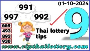 Thai Lottery 3d Vip Master Tips King Formula 01-10-2024