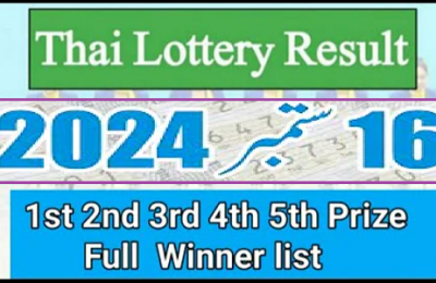 Thai Lottery Result Full Winner List 16 September 2024