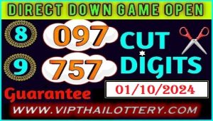 Thai Lotto Direct Down Game Final Cut Digits 01-10-2024