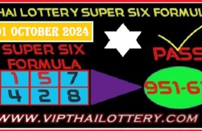 Thai Lotto Super Six Formula Down Hit Game 1st October 2024