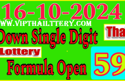 Thai Lottery Down Single Digit Open Formula 16-10-2024