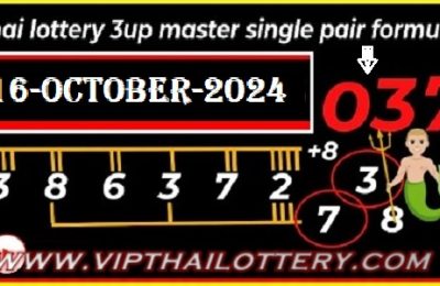 Thai Lottery King Master Single Pair formula 16-10-2024