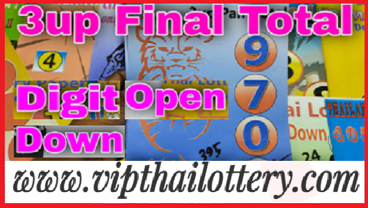 Thai Lottery Down 3up Final Total Digit Open 16 November 2024