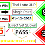 Thai Lotto Down Direct Win Single Pairs Result 1st December 2024