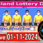 Thailand Lottery Official Result Draw Online 1-11-2024