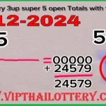 Thailand Lottery Ohio Super Star Open Totals Formula 01-12-2024