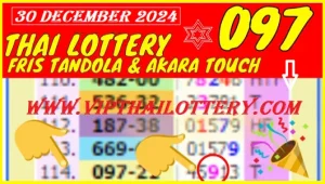 Thai Lottery First Tandola Akara Touch Game 30 December 2024