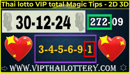 Thai Lotto Vip Total Magic Tipss 2d & 3d Formula 30-12-24