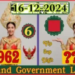 Thailand Government Lottery Vip Last Paper Digit 16-12-2024