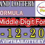 Thailand Lottery Vip Fomula 3up Middle Digit 30-12-2024