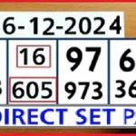 Thailand Lottery Vip Tips Direct Set Pass Final Game 16-12-2024