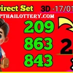 Thai Lottery 3up Direct 3d Vip Tip Today 17th January 2025