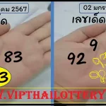 Thai Lottery 99.99% Win Tips Final Vip Total 02-01-2025