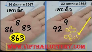 Thai Lottery 99.99% Win Tips Final Vip Total 02-01-2025