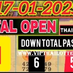 Thailand Lottery Total Paper Down Set Single Digit 17-01-2025