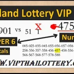 Thailand Lottery Vip Sure Number Super Six Totals 17-01-2025