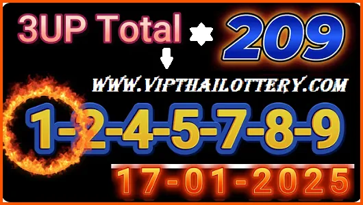 Vip Thailand Lottery 100 % Sure Namber 3d Tips 17-01-2025