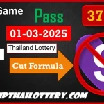 Thailand Lottery Cut Formula 3up Final Close Game Pass 1-3-2025