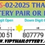 Thailand Lottery Down Digit Pair Full Last Game Open 16-2-2025