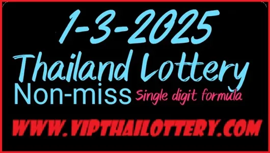 Thailand Lottery Vip Tips Non-miss Single Digit Formula 1-3-2025