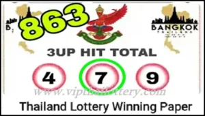 Thai Lottery Win Papers 3up Hit Total Sure Namber 01-04-2025