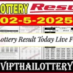 Check Thai 3d Lottery Result Today Live First Prize 02.5.2025