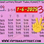 Thai Lottery 3D King Today Kuwait Result 01 June 2568