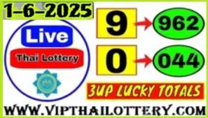 Thai Lottery Today 3D Win Lucky Number Vip Tips 01-06-2024