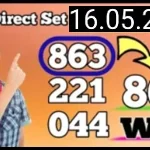 Thai Lottery Vip Sure Number 3up Direct Set Win Formula 16-5-2025