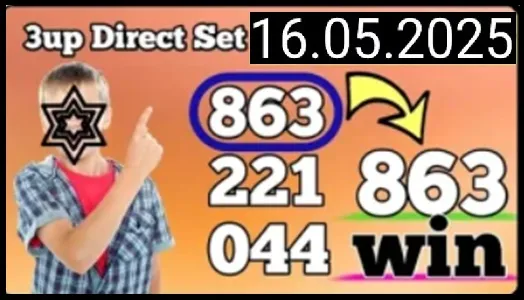 Thai Lottery Vip Sure Number 3up Direct Set Win Formula 16-5-2025