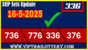 Thailand Lottery Direct Set 3UP Sure Winner Game 16.05.2024