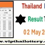 Thailand Lottery Result Today Live Draw Detail 02 May 2025