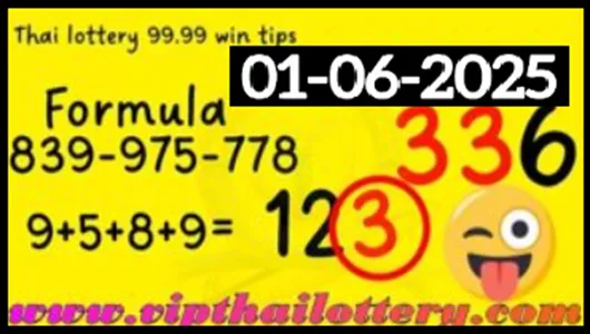Thailand Lotto HTF 99.99% Win Tips Total Cut Pair 01-06-2025