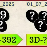 Thai Government Lottery 3D Results Four Prime Digit 01.7.2025
