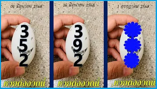 Thai Lottery 3up Single Digit Direct Set First Game 01-07-2025