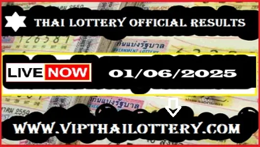 Thai Lottery Results Online Official Update 01-06-2025
