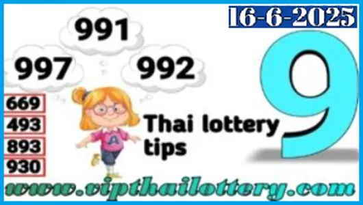 Thai Lottery Single Set Last Formula Today Win Tip 16-6-2025
