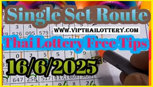 Thailand Lottery 3D Single Chart Route Vip Free Tips