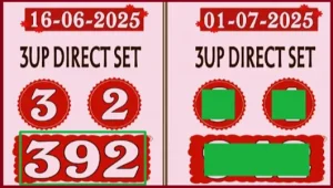 Thailand Lottery Direct Set 3up Jora Rotten Formula 01-July-2025