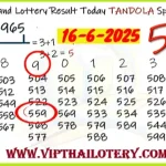 Thailand Lottery Result Today First Tandola Special Tip 16.06.2568