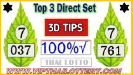 Thailand Lottery Staight Direct Set Total Pass 3D Tips 16.06.2025