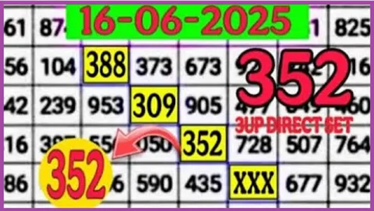 Thailand Lotto Sure Set 3up Direct Win Set Dolphin Tip 16-06-2568