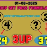 Thai Lottery Down Set 3up Total Pass Win Formula 01.8.2025